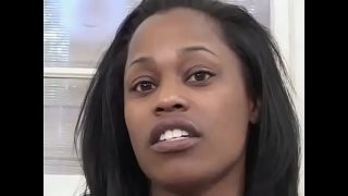 Black woman drilled hard by a massive black cock